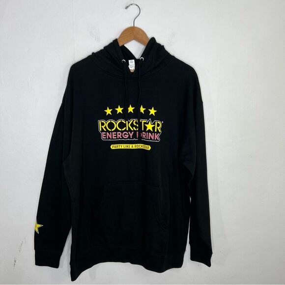 Rockstar Other - Rockstar Energy Drink Logo Hoodie Size XL Party Like a Rockstar Spellout X-Large